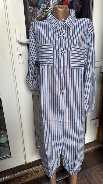 Платье Saimeiqi (XL-3XL) 257 blue (лето)