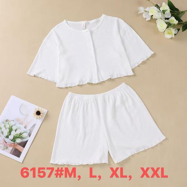Ночнушка Saimeiqi (M-2XL) 6157 white (лето)
