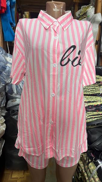 Пижама Saimeiqi (XL-3XL) 19042 pink (лето)
