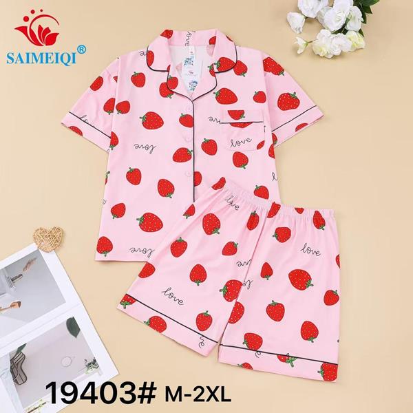 Пижама Saimeiqi (M-2XL) 19403 pink (лето)