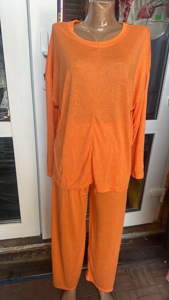 Ночнушка Saimeiqi (M-2XL) 2540 orange (лето)