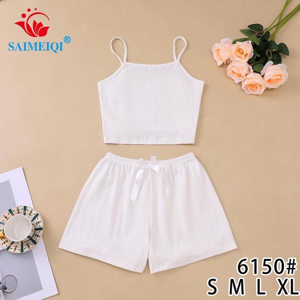 Пижама Saimeiqi (S-XL) 6150 white (лето)