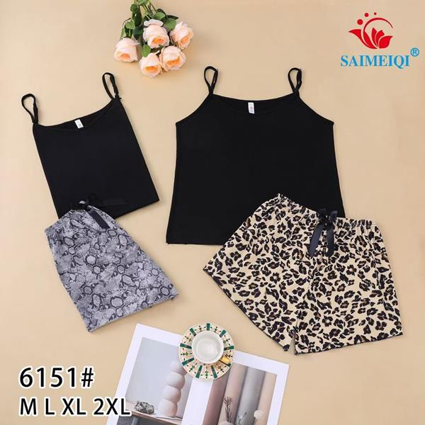 Пижама Saimeiqi (M-2XL) 6151 beige (лето)