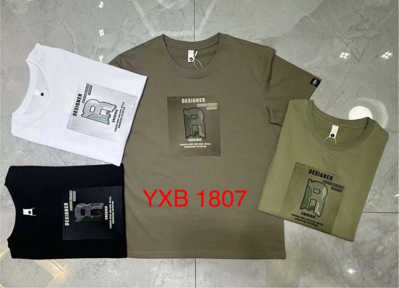 Футболка LiOpt (L-4XL) YBX1807 white (лето)