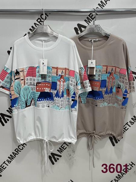 Футболка Met&March (one size) 3601 white (лето)