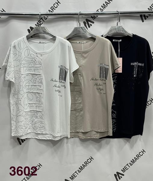 Футболка Met&March (one size) 3602 grey (лето)