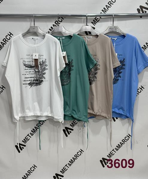 Футболка Met&March (one size) 3609 blue (лето)