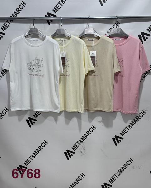 Футболка Met&March (one size) 6768 beige (лето)