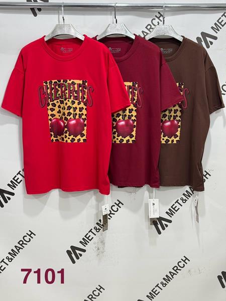Футболка Met&March (one size) 7101 brown (лето)
