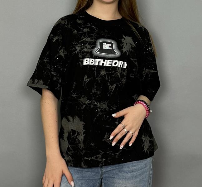 Футболка Delfinka (140-180) 48106 black (лето)