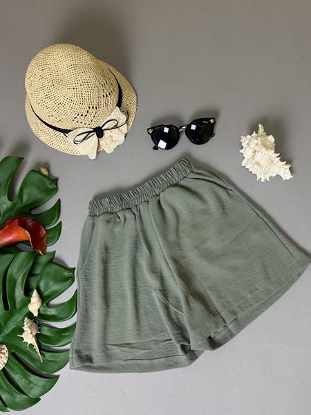 Шорты Delfinka (122-128) 681 khaki (лето)