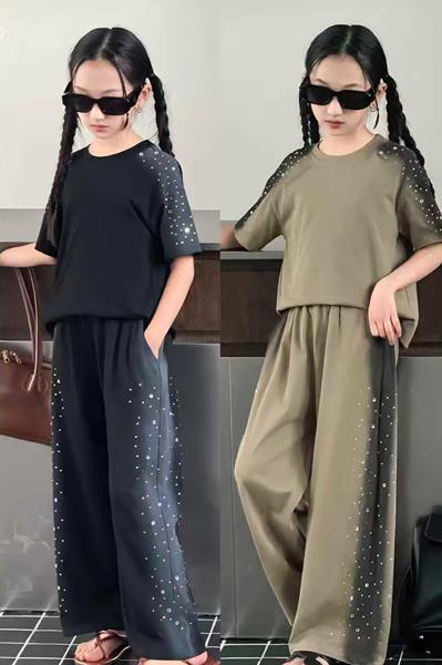 Костюм Delfinka (120-160) 882550 khaki (лето)