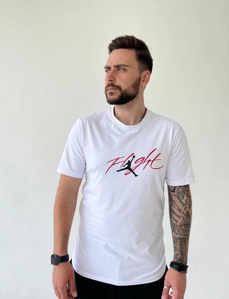 Футболка Madoka (M-3XL) 1064 white (лето)