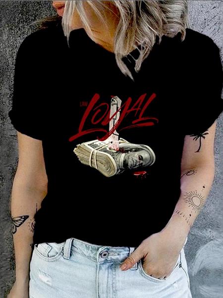 Футболка Madoka (S-XL) 1067 black (лето)