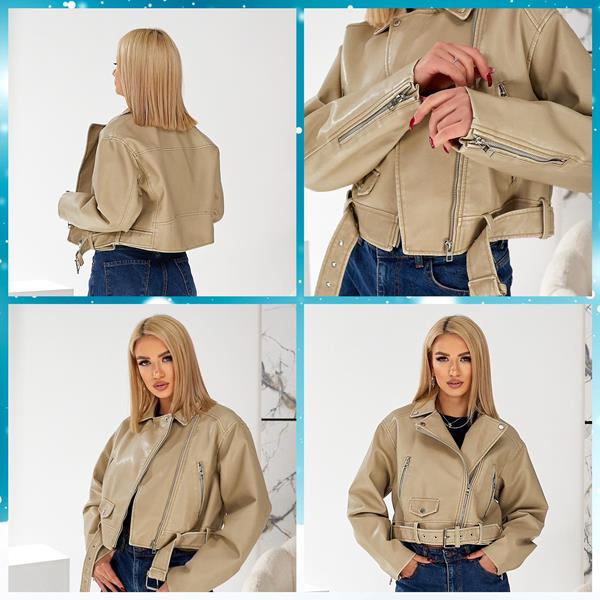 Куртка Dorimodes (S-XL) DJ2681T beige (деми)