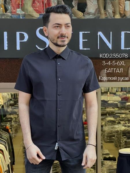 Рубашка Steelway (M-2XL) 235078-2 black (лето)