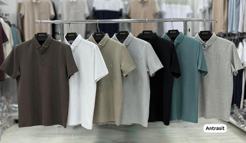 Футболка Steelway (M-2XL) VS5501 beige (лето)