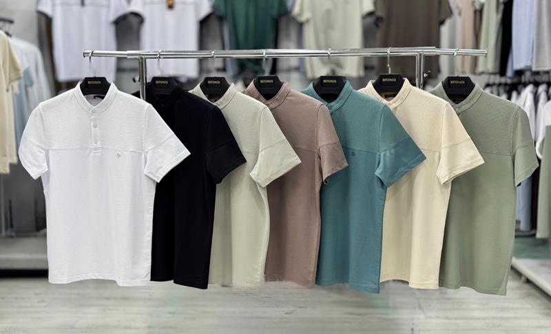 Футболка Steelway (M-2XL) VS5640 beige (лето)