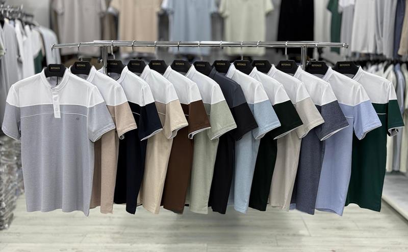 Футболка Steelway (3XL-6XL) VS5651 l.beige (лето)
