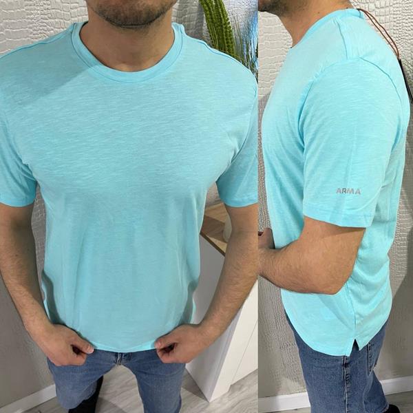 Футболка Nik (2XL-5XL) 56091 l.blue (лето)
