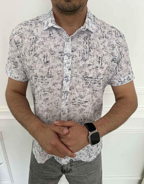 Рубашка Nik (M-2XL) 56113 white (лето)