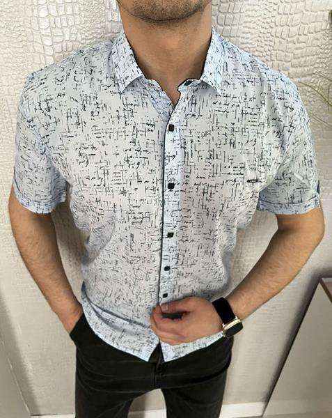Рубашка Nik (M-2XL) 56115 white (лето)