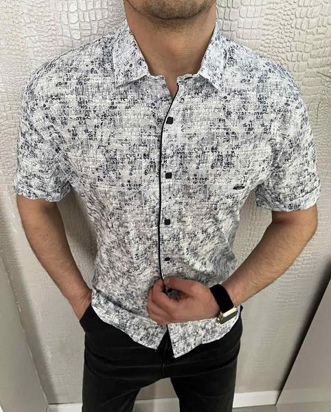 Рубашка Nik (M-2XL) 56117 white (лето)