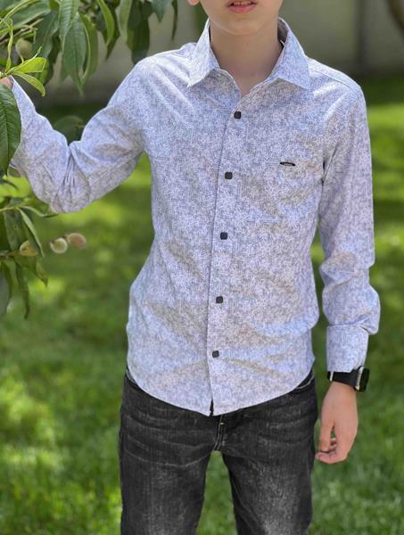 Рубашка Nik (7-12) 56156 white (лето)