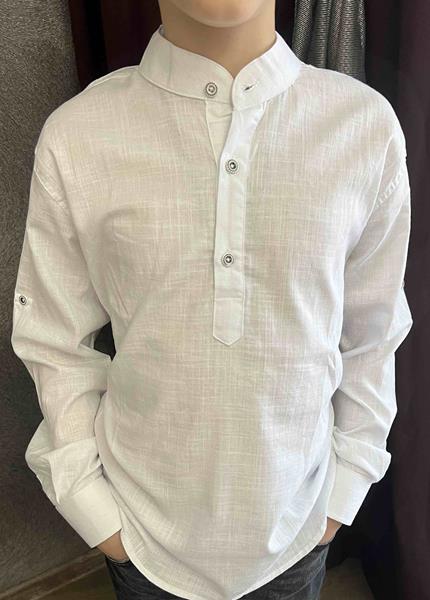 Рубашка Nik (7-12) 56157 white (лето)