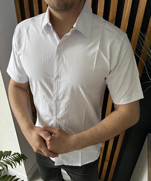 Рубашка Nik (S-2XL) 56172 white (лето)