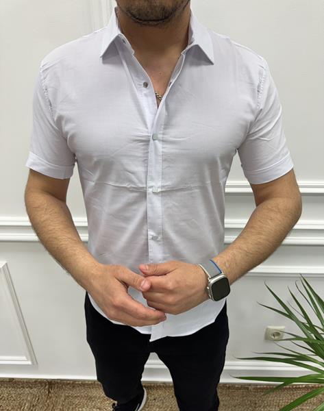 Рубашка Nik (M-2XL) 56178 white (лето)