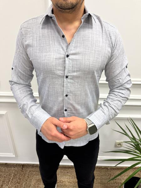 Рубашка Nik (S-2XL) 56188 l.grey (деми)