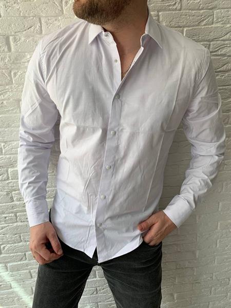 Рубашка Nik (3XL-6XL) 56190 white (деми)