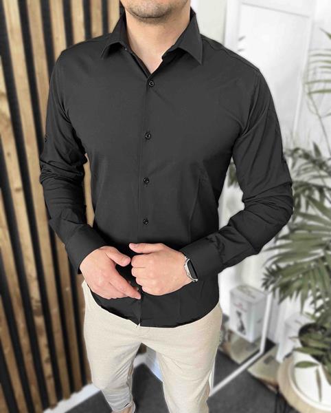 Рубашка Nik (S-2XL) 56195 black (деми)