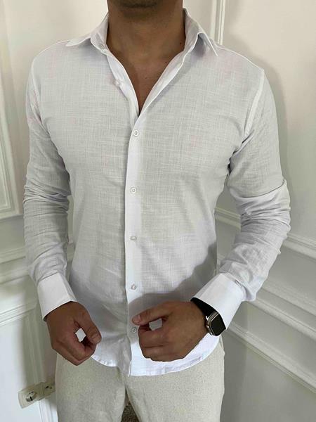 Рубашка Nik (S-2XL) 56211 white (деми)