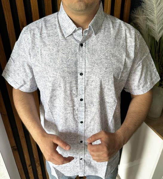 Рубашка Nik (3XL-6XL) 56223 white (лето)