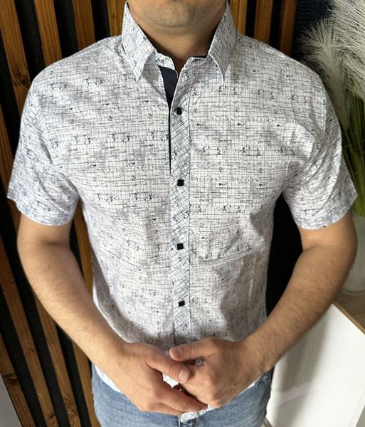 Рубашка Nik (3XL-6XL) 56226 white (лето)