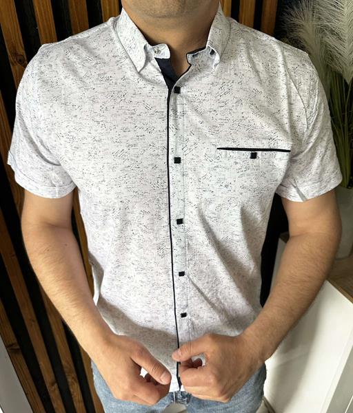 Рубашка Nik (3XL-6XL) 56227 white (лето)