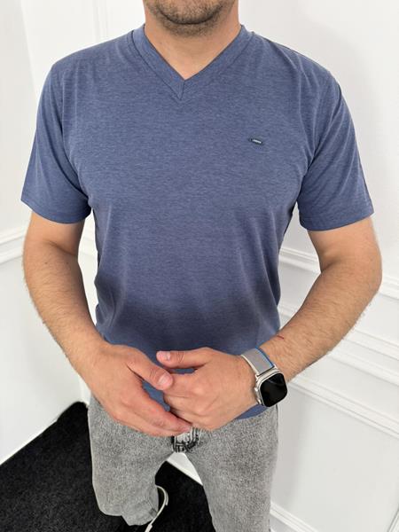 Футболка Nik (3XL-6XL) 56247 blue (лето)