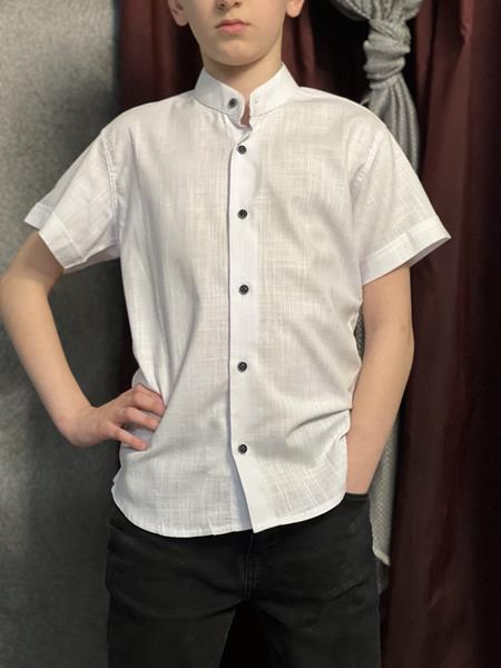 Рубашка Nik (7-12) 56254 white (лето)