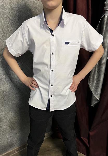 Рубашка Nik (6-11) 56258 white (лето)