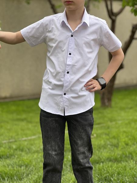 Рубашка Nik (6-11) 56259 white (лето)