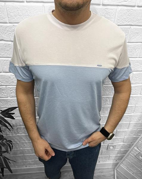 Футболка Nik (M-2XL) 56306 l.blue (лето)