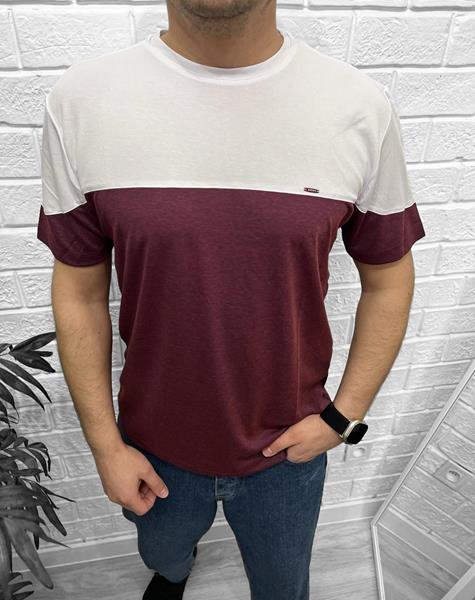 Футболка Nik (3XL-6XL) 56311 wine (лето)