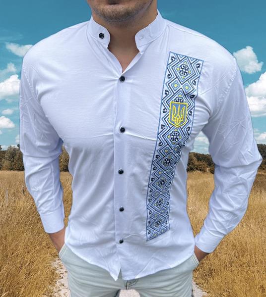 Вышиванка Nik (S-3XL) 56314 white (деми)
