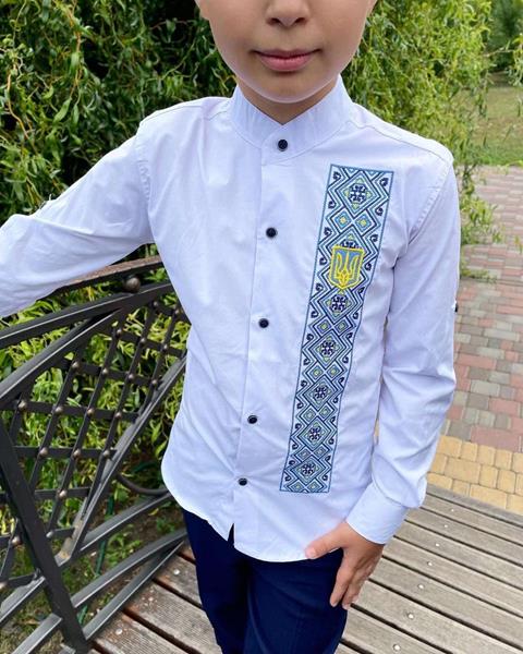 Вышиванка Nik (12-16) 56322 white (деми)