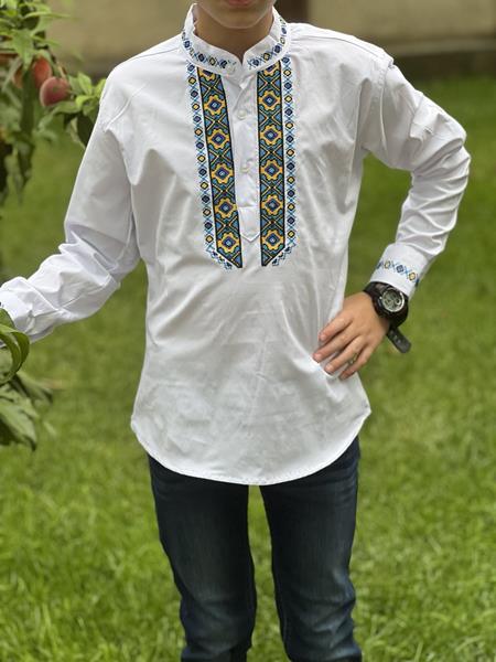 Вышиванка Nik (6-11) 56323 white (деми)