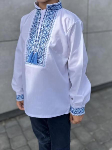 Вышиванка Nik (6-12) 56335 white (деми)