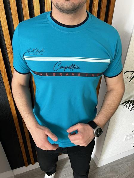 Футболка Nik (M-2XL) 56337 blue (лето)