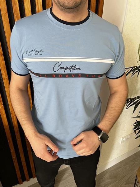 Футболка Nik (2XL-5XL) 56345 l.blue (лето)